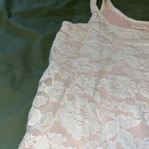 White lace aerie bodycon dress - Picture 2 of 4